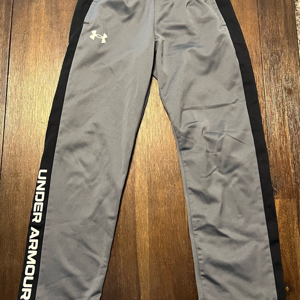 Under Armour Kids Gray and Black Joggers